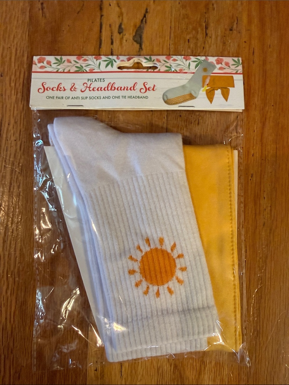 Pilates Socks & Headband Set